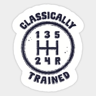 Classically Trained Sticker